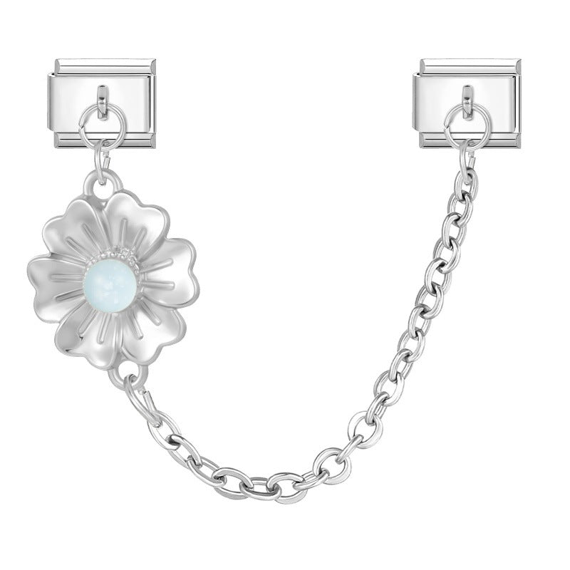 1 Blue Bead Flower