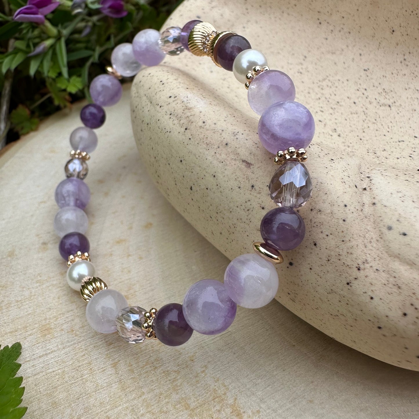 Amethyst Lavender Bracelet