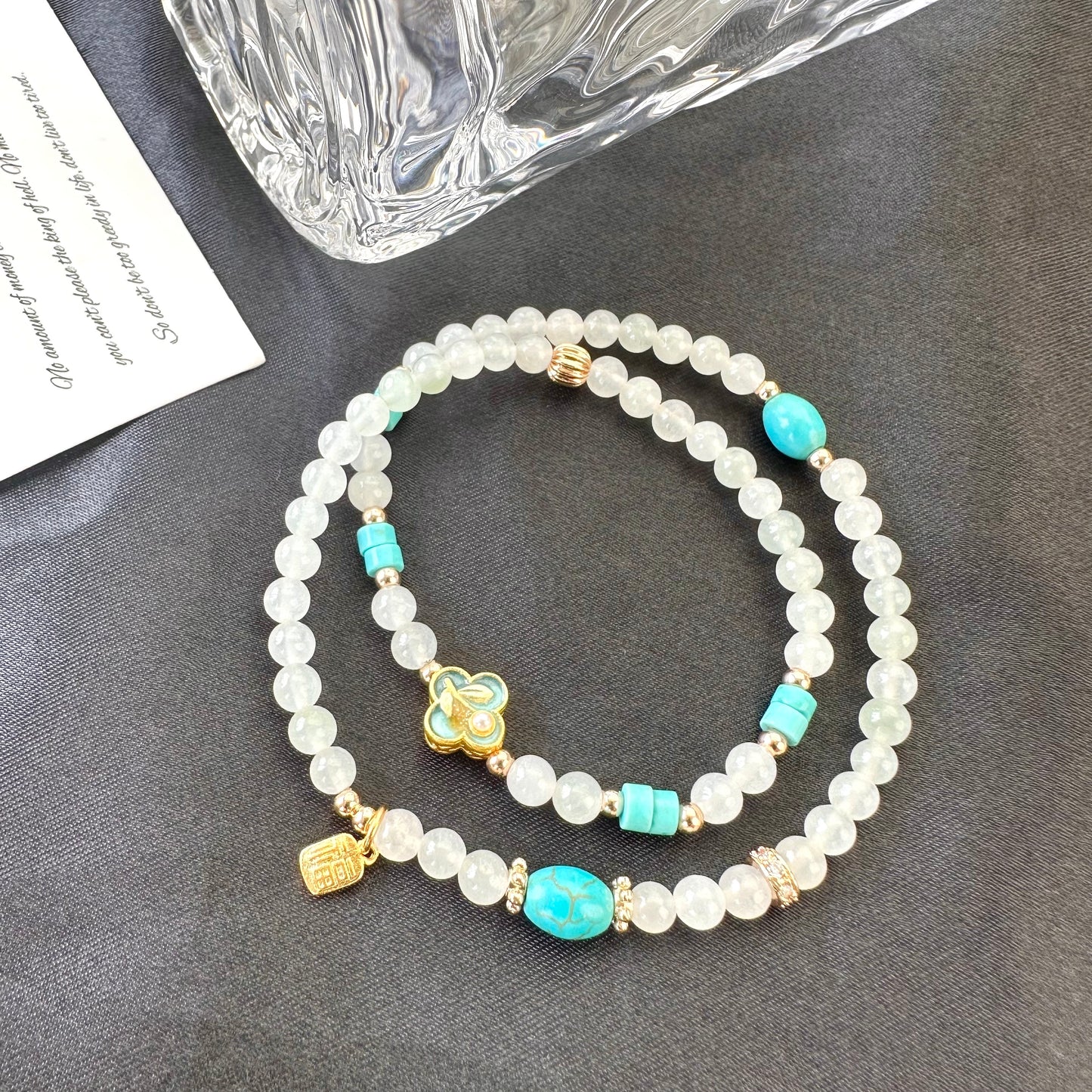 Tianshan Jade Double Wrap Bracelet