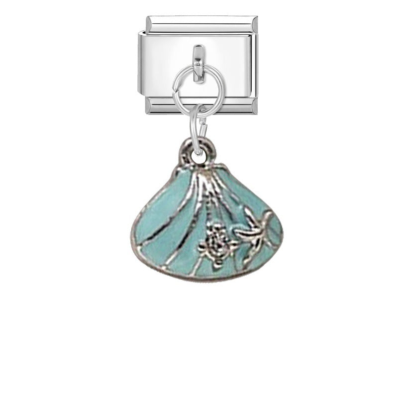 Steel Bottom Pendant - Shell 10 / 1 * 0.9cm (for Out-of-stock Products, You Can Contact Customer Service To Confirm Whether They Are In Stock)