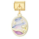 Gold Bottom Pendant Round 4