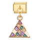 Gold Bottom Pendant - Triangle 2