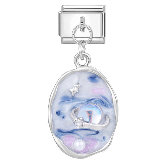 Steel Bottom Pendant - Round 2 / 1 * 0.9cm (for Out-of-stock Products, You Can Contact Customer Service To Confirm Whether They Are In Stock)