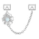 1 Blue Bead Flower