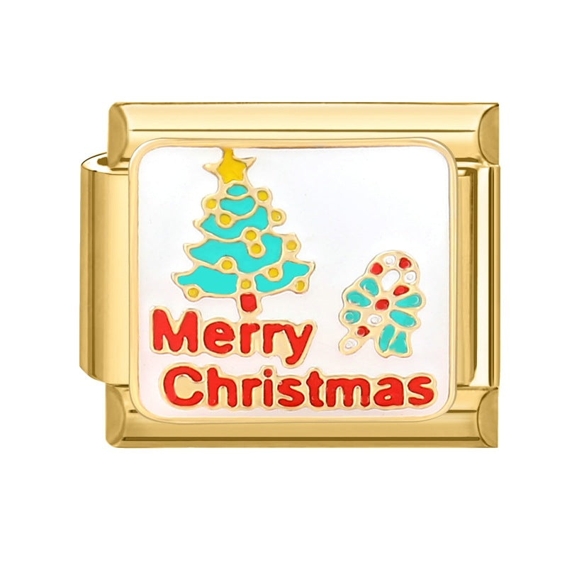 All Gold And White Background Christmas Tree