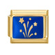 Golden Bottom Blue Star Moon-7