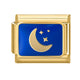 Gold Bottom Blue Star Moon-3