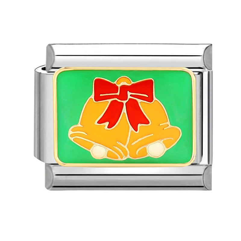 Green Background Bell