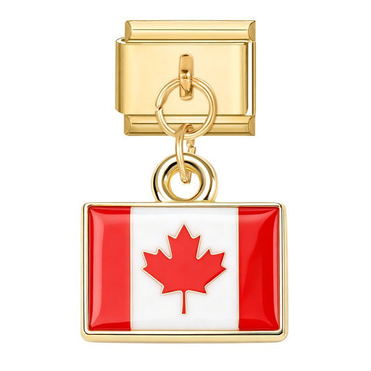 Gold Pendant - Flag Of England