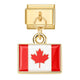Gold Pendant - Canada Flag