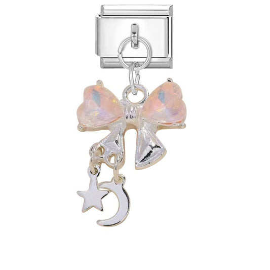 Steel Bottom Pendant - Bow 6