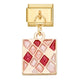 Gold Bottom Pendant - Square 1