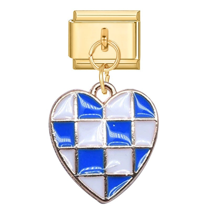 Gold Bottom Pendant - Love 6 / 1 * 0.9cm (for Out-of-stock Products, You Can Contact Customer Service To Confirm Whether They Are In Stock)