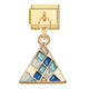 Gold Bottom Pendant - Triangle 3