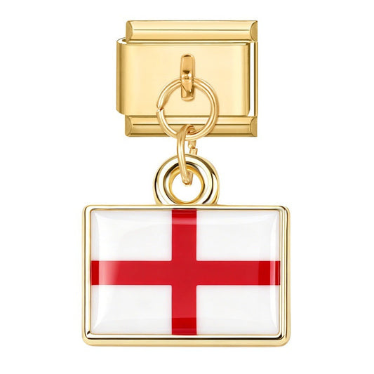 Gold Pendant - Canadian Flag