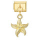 Gold Bottom Pendant - Starfish
