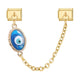 Double Pendant With Gold Bottom - Devil's Eye 1