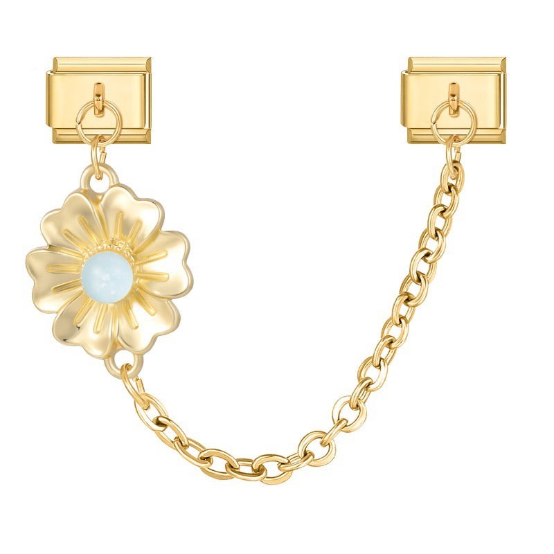 1 Blue Bead Flower