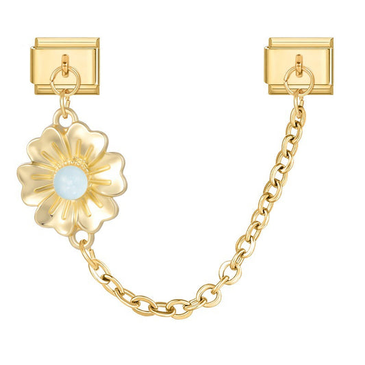 1 Blue Bead Flower