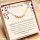 Birthday Gift for Her, Freshwater Pearl Necklace in Sterling Silver or Gold Filled, Elegant Classic Pearl Jewelry with Gift Card