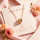 Birthday Gifts for Girls, Personalized Circle Birthstone Necklace, Custom Jewelry for Daughter, Granddaughter or Niece