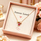 Children's Initial Birthstone Necklace, Children's Birthday Gift, Child Initial Necklace, Flower Girl Gift Birthstone Jewelry