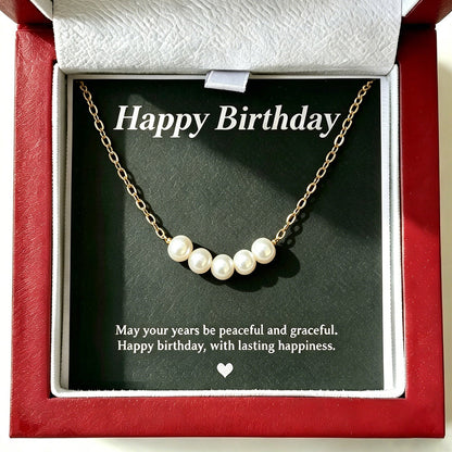 Freshwater Pearl Necklace, Elegant Classic Jewelry Gift for Her