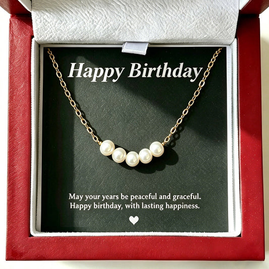 Freshwater Pearl Necklace, Elegant Classic Jewelry Gift for Her
