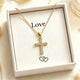 18K Gold Filled Children's Necklace, Dainty Baptism Gift