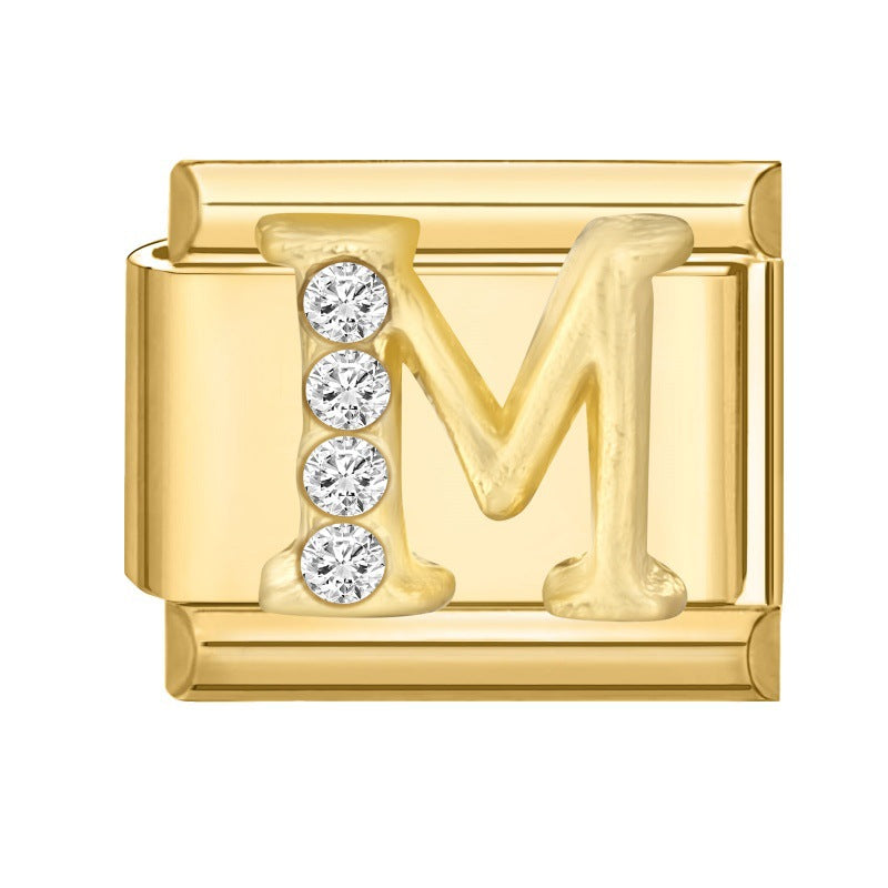 Diamond Gold Letters