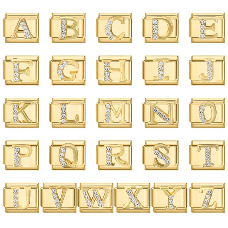 Diamond Gold Letters