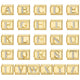 Diamond Gold Letters
