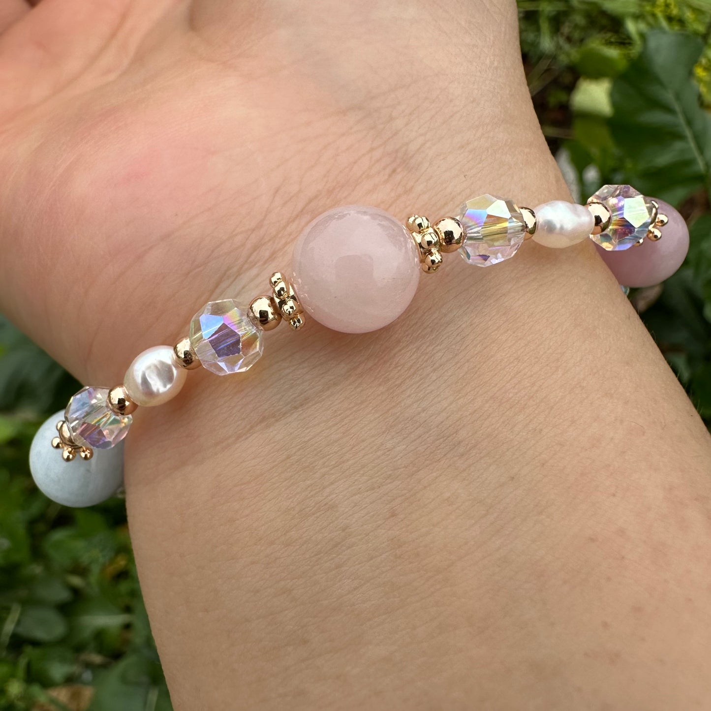 Multi-Gem Crystal Bracelet