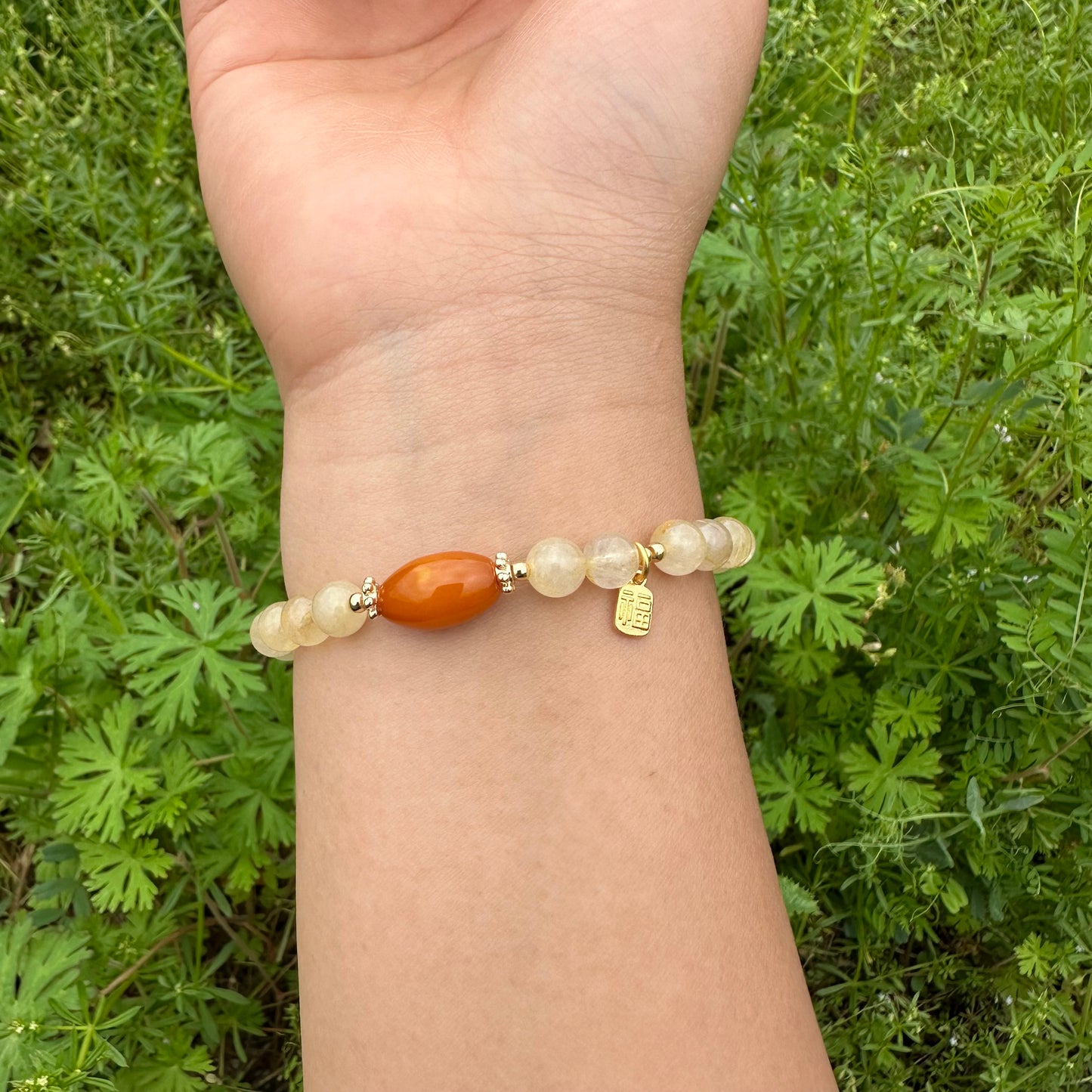 Golden Rutilated Quartz Lucky Bracelet