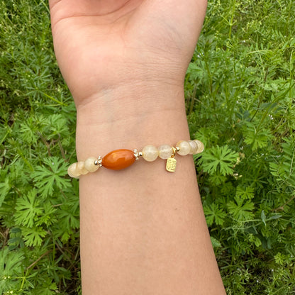 Golden Rutilated Quartz Lucky Bracelet