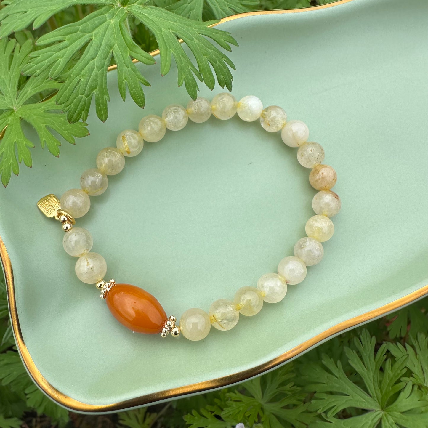 Golden Rutilated Quartz Lucky Bracelet