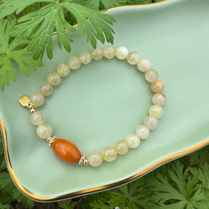 Golden Rutilated Quartz Lucky Bracelet