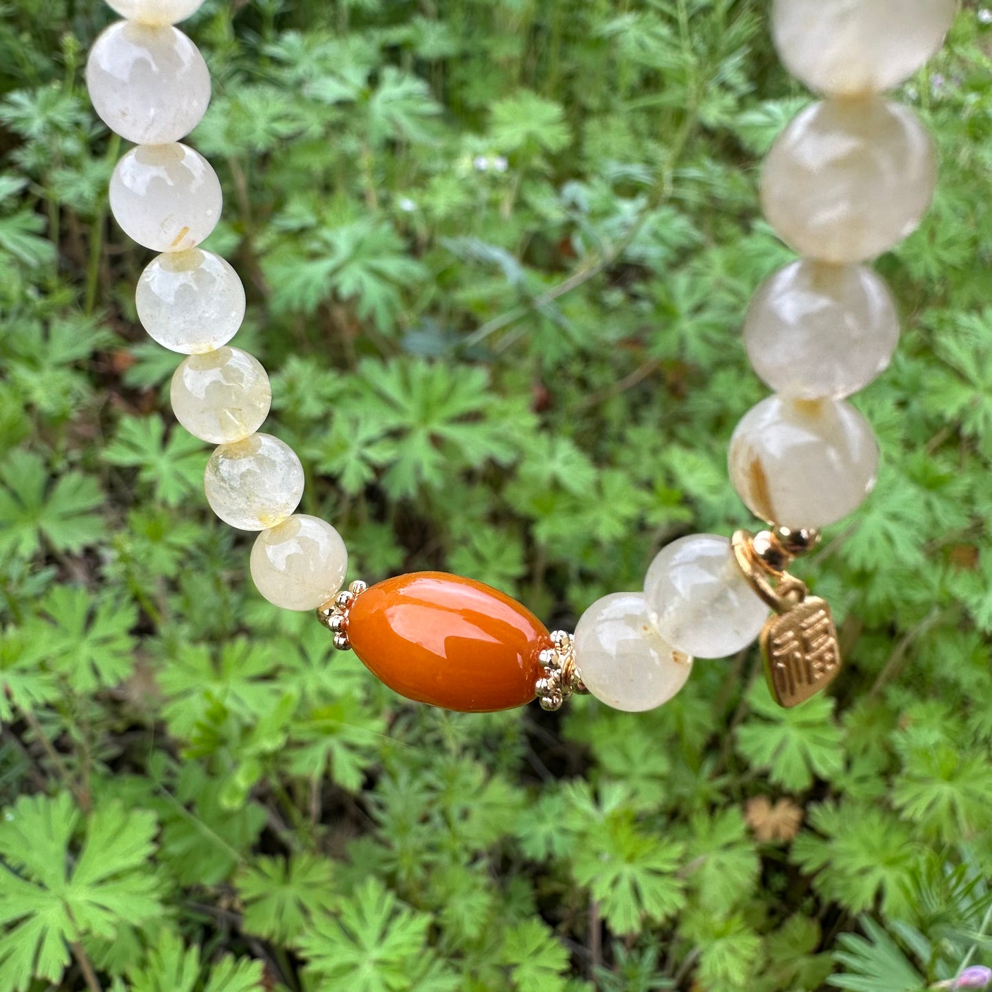 Golden Rutilated Quartz Lucky Bracelet