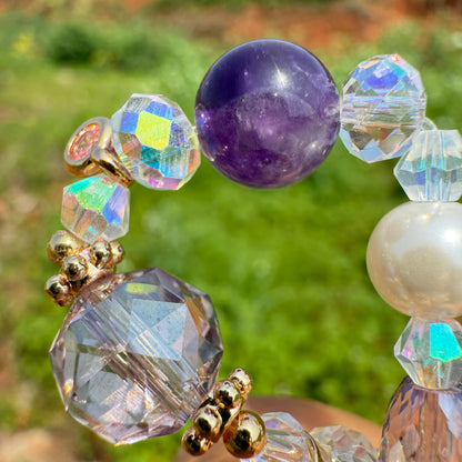 Toy Kingdom Bear Amethyst Bracelet