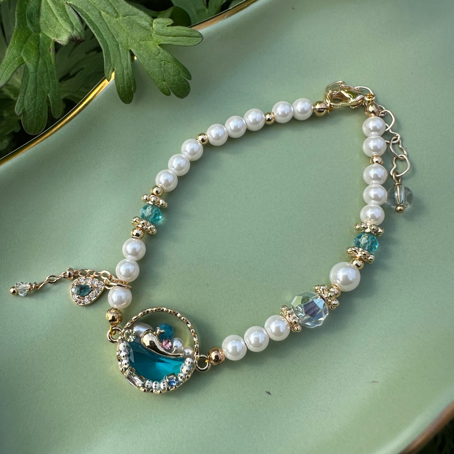 Whale Charm Bracelet