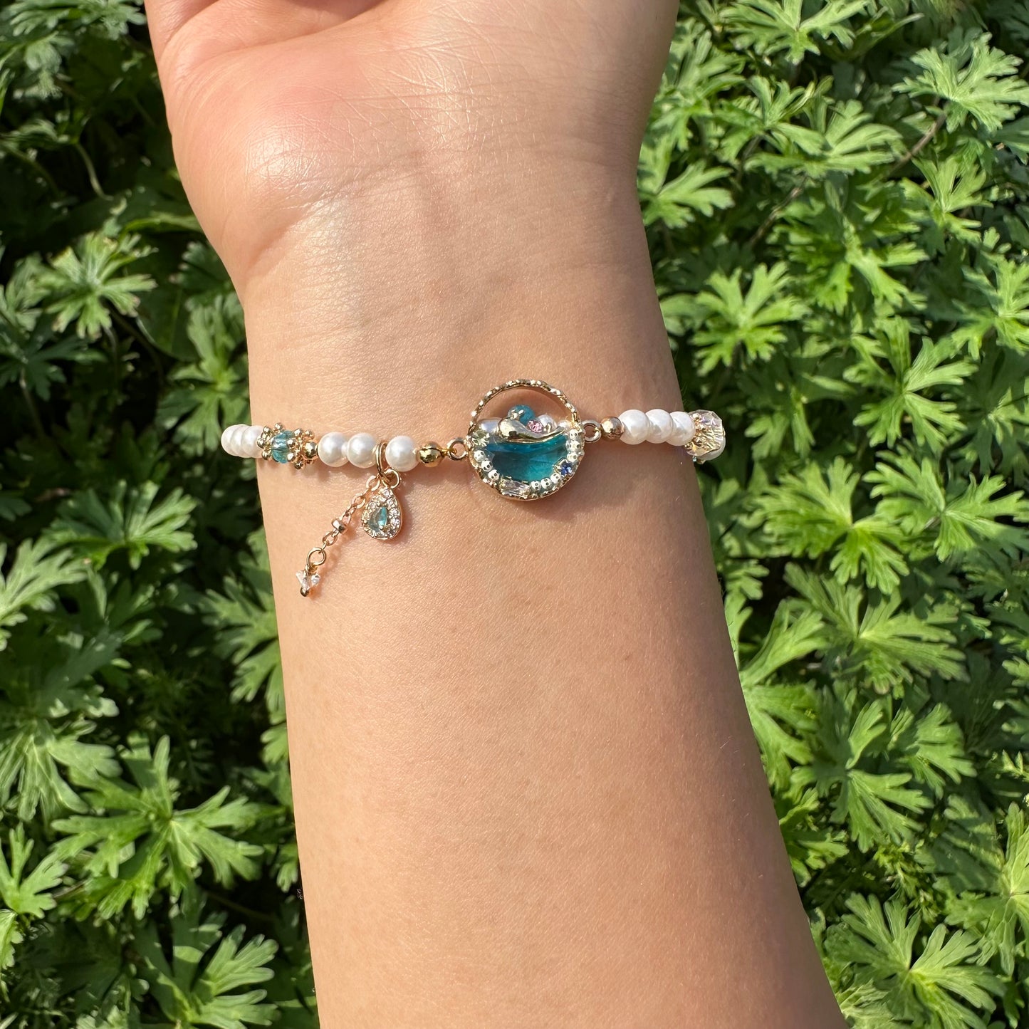 Whale Charm Bracelet