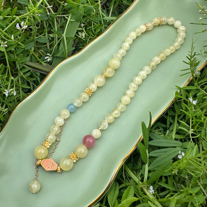Golden Jade Double Layer Bracelet