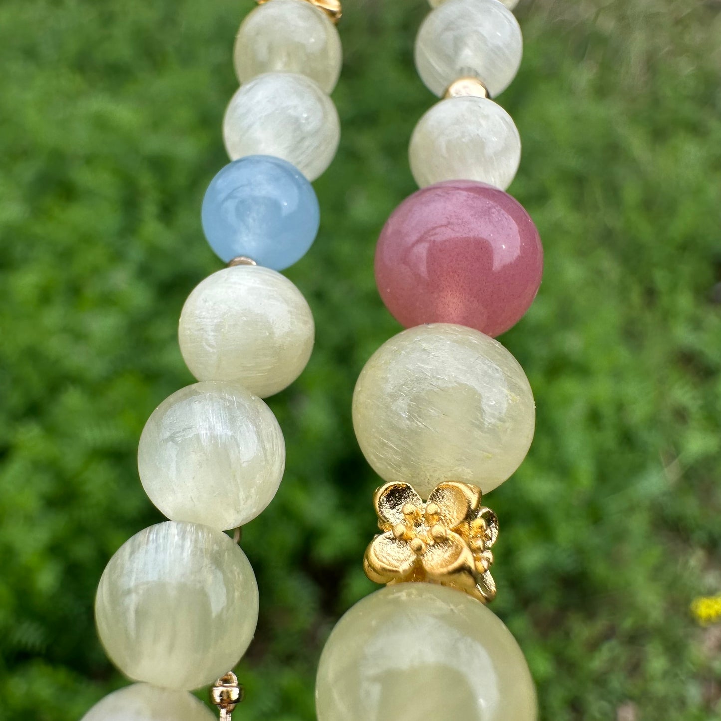 Golden Jade Double Layer Bracelet