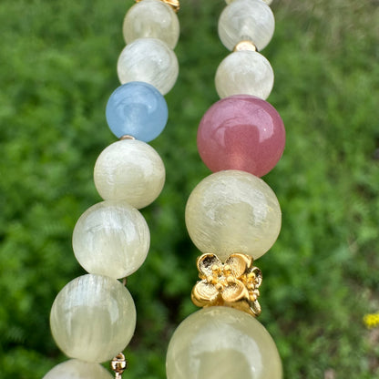Golden Jade Double Layer Bracelet