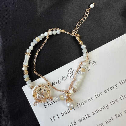 Delicate Planet Shell Bracelet