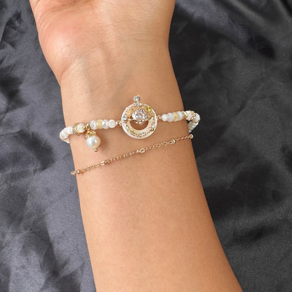 Delicate Planet Shell Bracelet