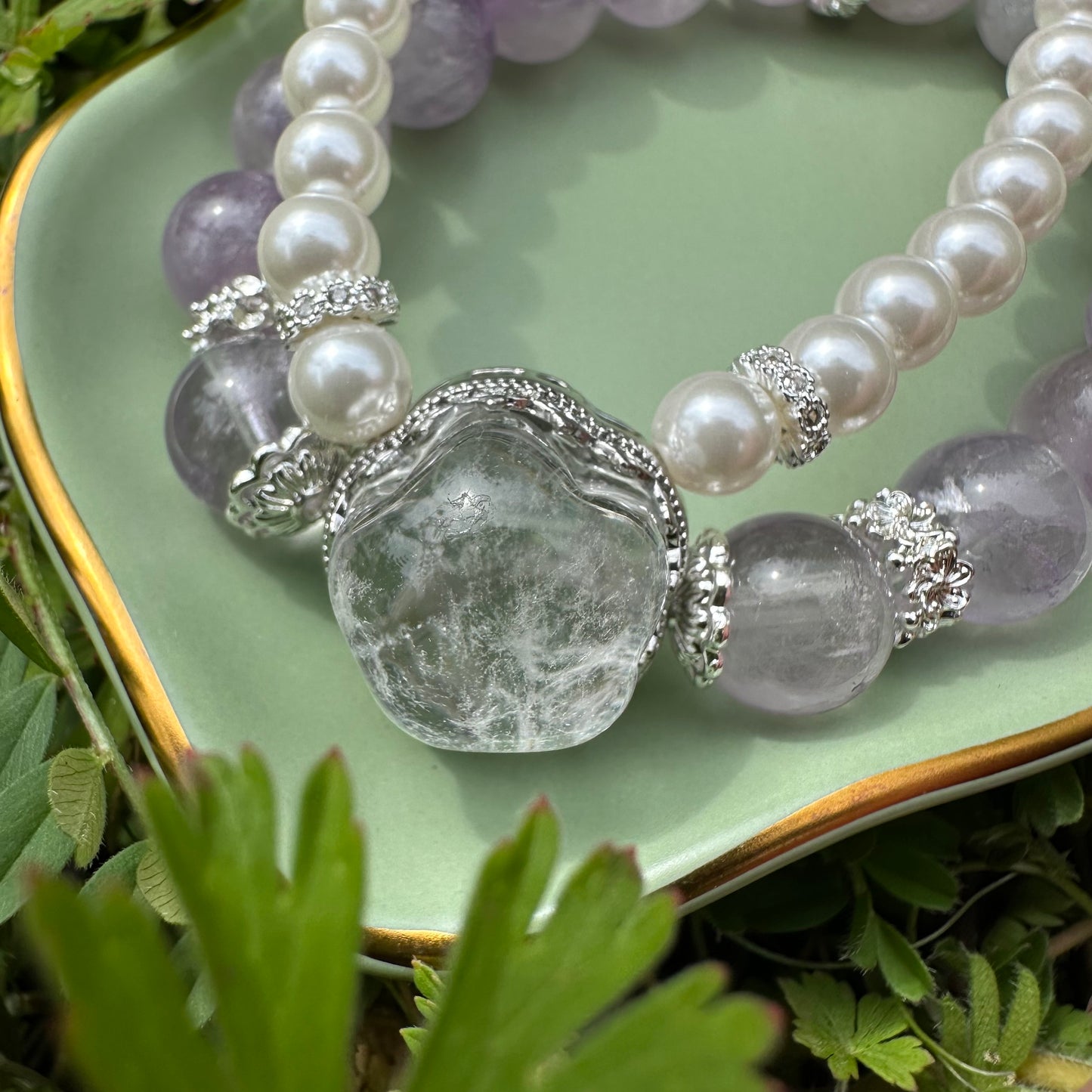 Amethyst Double Layer Bracelet