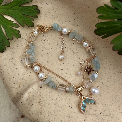 Fresh Fish Tail Stone Bracelet
