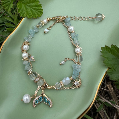 Fresh Fish Tail Stone Bracelet