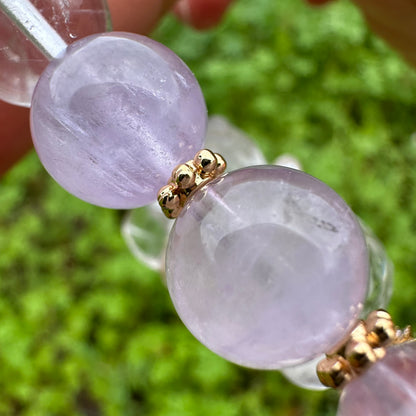 Amethyst Bear Bracelet
